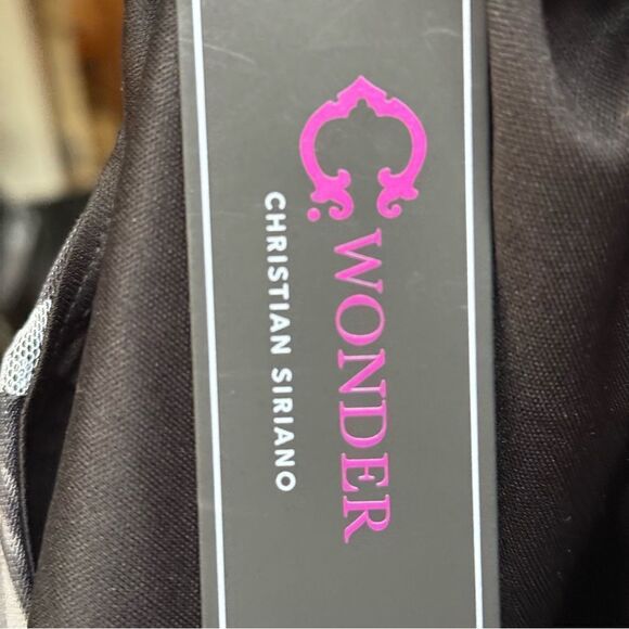 CWonder by ChristianSiriano  women’s medium Mesh Ruffle Hem Dress - Picture 5 of 7